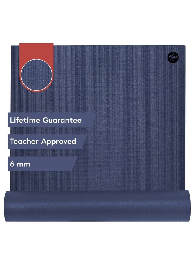 MandUKa Unisexpro 85" Yoga Mat MandUKa Pro 85-Inch Yoga And Pilates Mat , Odyssey ,Blue ,85" 215cm x 66cm x 6mm - Image 1