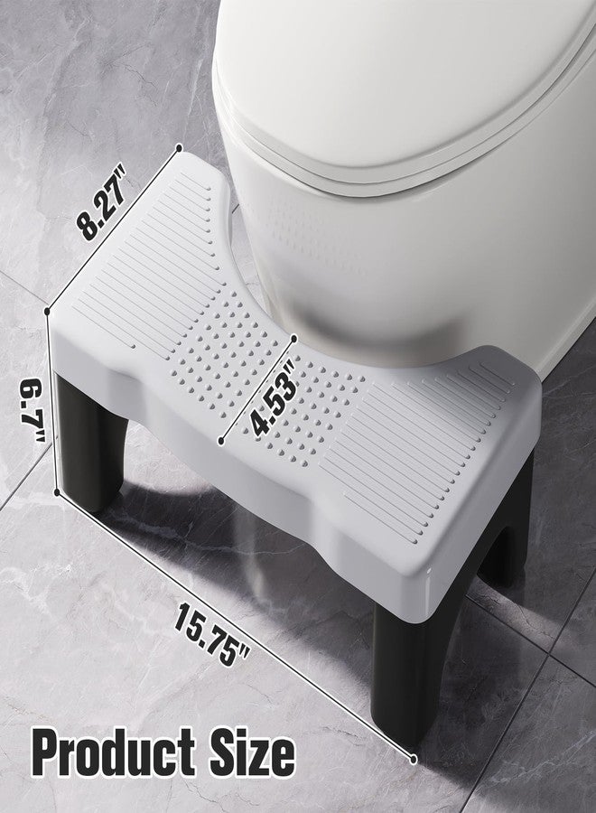 Kzeirm Blue Toilet Stool with Black Frame - Image 3