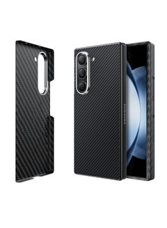 Aookay Case for Samsung Galaxy Z Fold 6, Real Aramid Fiber Precise Hole Position with Ultra Slim Protective Shockproof Cover for Z Fold 6 (600D) (Black)  - Image 1