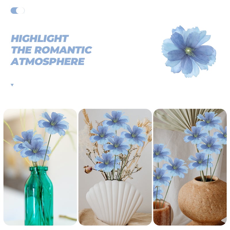 100pcs Diy Plume Blossom Flower Hair Pin Making Material Flower Ornament - Image 5