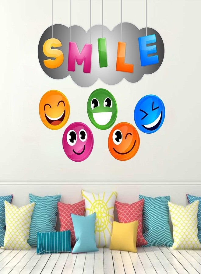 LANS WALLSTICKY Smile Smileys Wall Sticker - Image 1