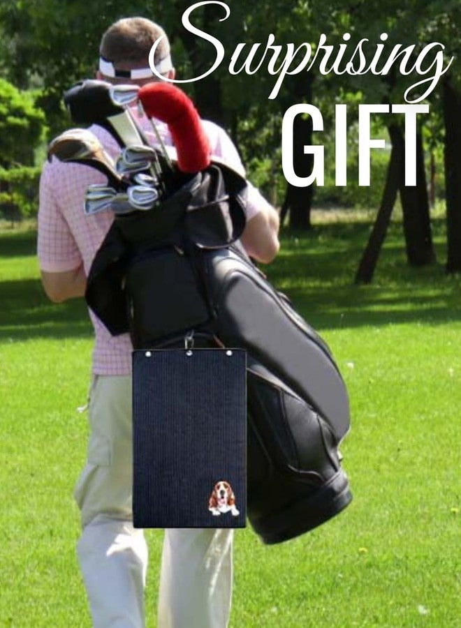CybGene Basset Hound Gifts Golf Towel, Gifts for Basset Hound Lovers, 15.7“x23.6” Microfiber Golf Towel for Golf Bags for Birthday, Christmas - Image 4