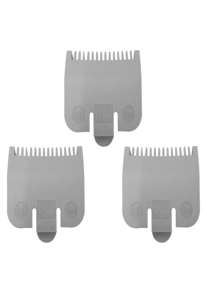 CHAR YONG Replacement for Wahl Professional Color Coded Clipper Guide Comb Attachment #1/2, 1/16", 1.5mm （3 pack） - Image 1