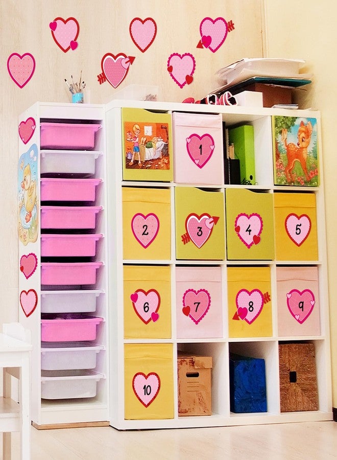 Lonfliness 72pcs Valentine's Day Bulletin Board Decorations Valentines Day Party Decor Paper Hearts Cutouts for Themes Bulletin Board Classroom School Wedding Anniversary Party Supplies 9 Designs - Image 5