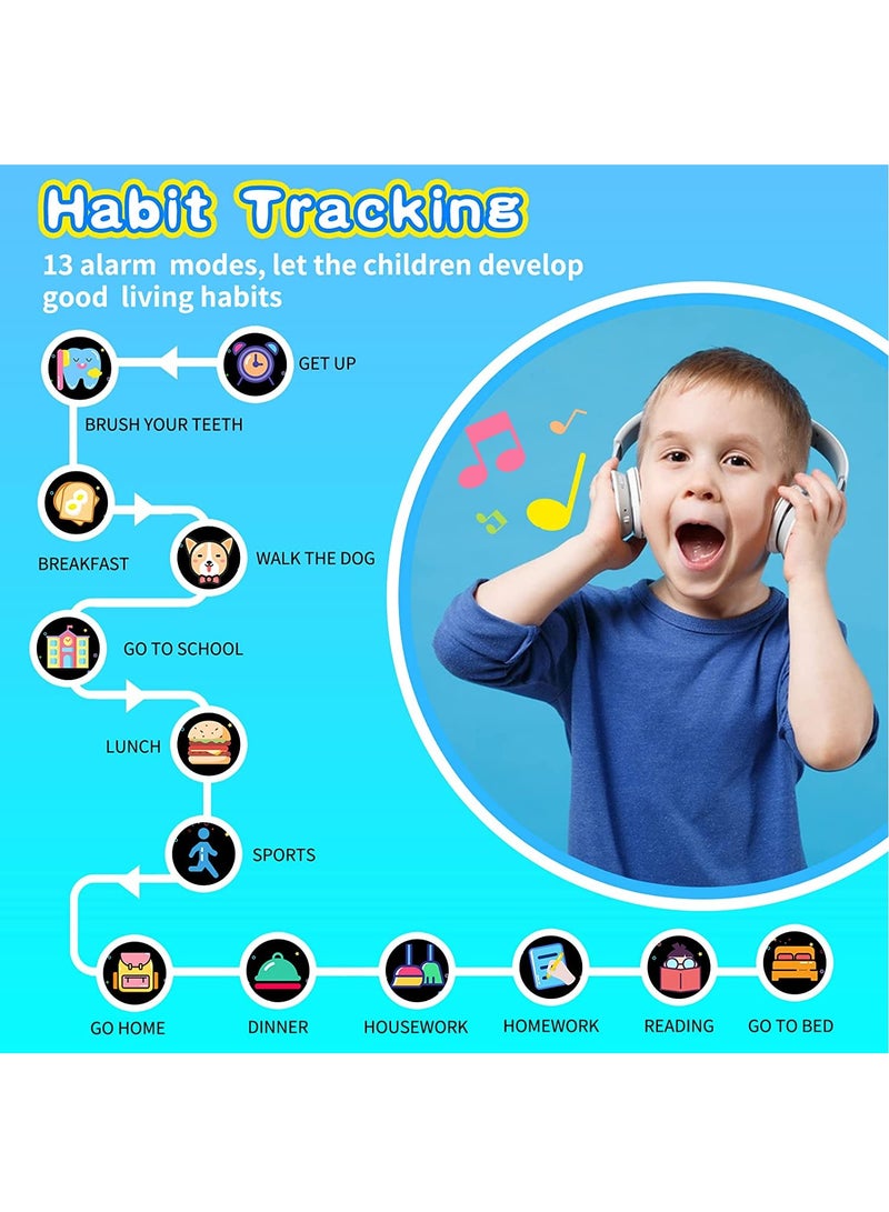 ساعة ذكية للأطفال ألعاب البنات، ساعة أطفال للبنات والأولاد من عمر 4 إلى 12 سنة، مع مشغل موسيقى وكاميرا فيديو، 26 لعبة - Image 5