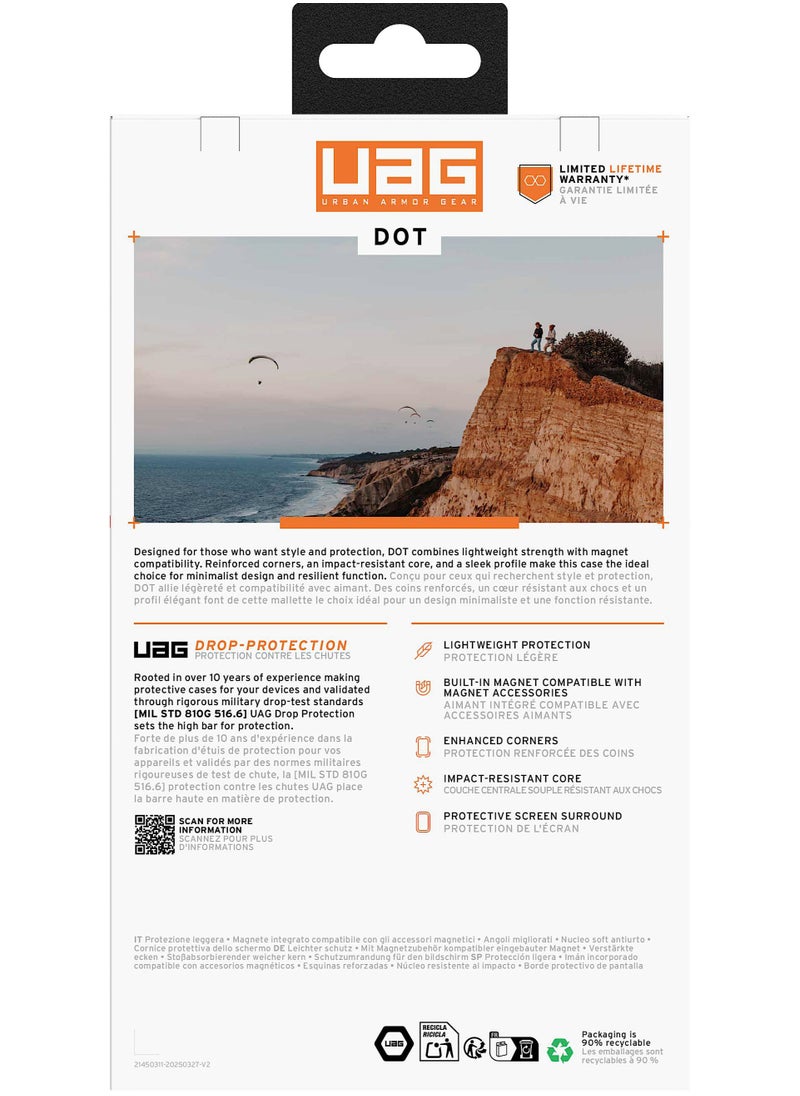 Urban Armor Gear - UAG Dot [MagSafe] for Samsung Galaxy S25 EDGE Case Cover [15 Feet Drop tested] - Ash - Image 1