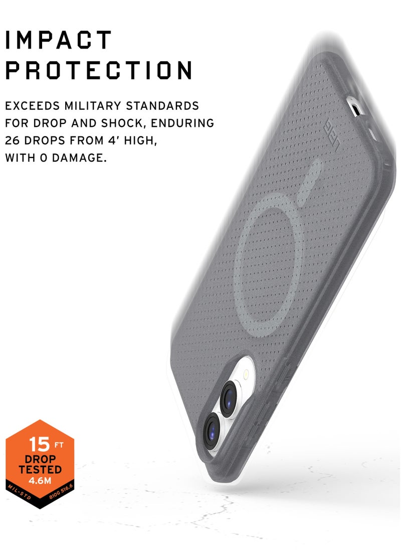 Urban Armor Gear - UAG Dot [MagSafe] for Samsung Galaxy S25 EDGE Case Cover [15 Feet Drop tested] - Ash - Image 1