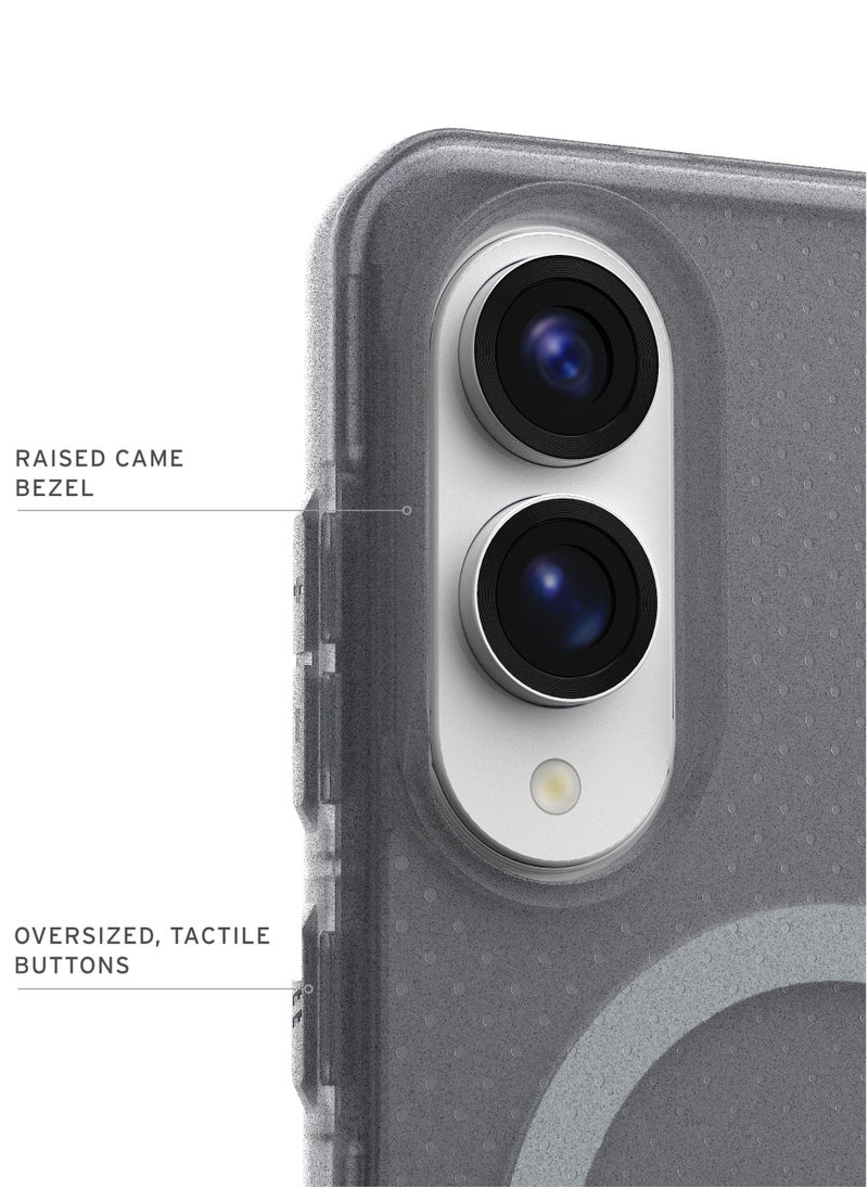 Urban Armor Gear - UAG Dot [MagSafe] for Samsung Galaxy S25 EDGE Case Cover [15 Feet Drop tested] - Ash - Image 1