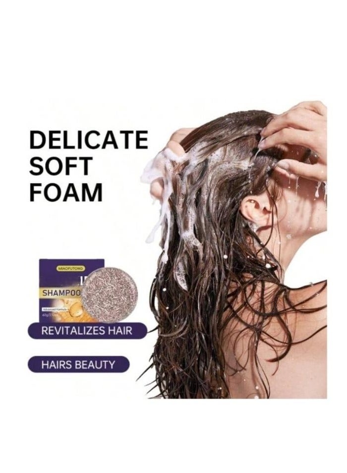 MIAOFUTONG Minoxidil Shampoo Bar, Solid Shampoo Cleansing Soap, Moisturizing Hair,Hair Soap, Promotes Hair Growth and Prevents Hair Loss - Image 1