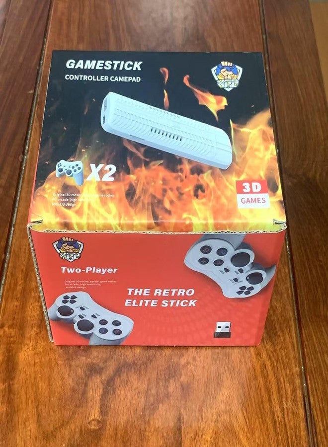 GAMENOPHOBIA 4K Retro GameStick | 30,000+ Classic & Modern Games | 45 Emulators | Plug & Play TV Console with Dual Wireless Controllers | 4K HD & 3D Output for Big Screen Gaming - Image 2