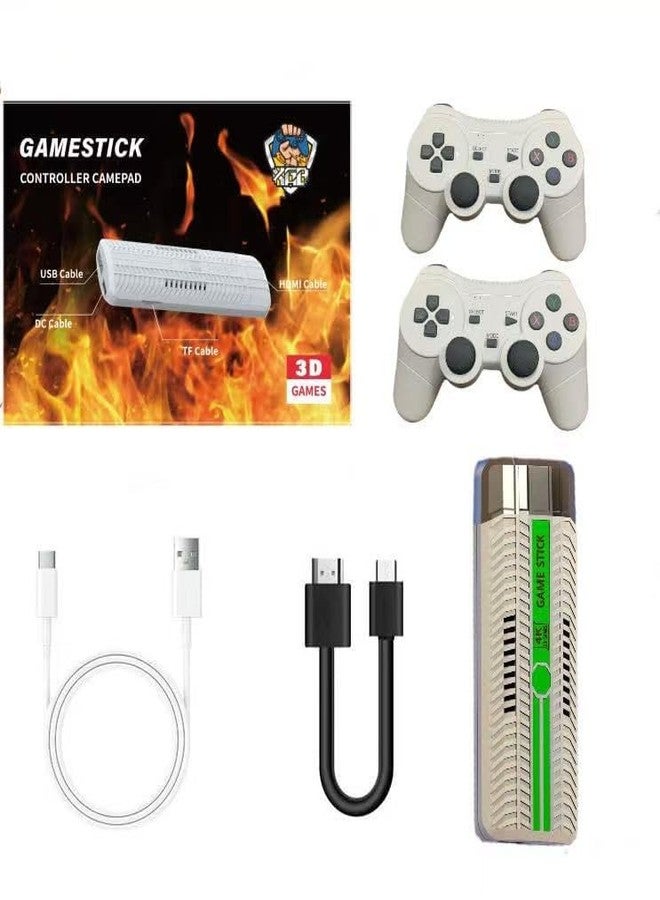 GAMENOPHOBIA 4K Retro GameStick | 30,000+ Classic & Modern Games | 45 Emulators | Plug & Play TV Console with Dual Wireless Controllers | 4K HD & 3D Output for Big Screen Gaming - Image 1