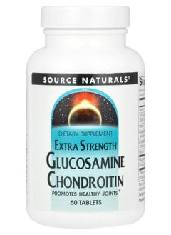 SOURCE NATURALS Glucosamine Chondroitin Extra Strength 60 Tablets 