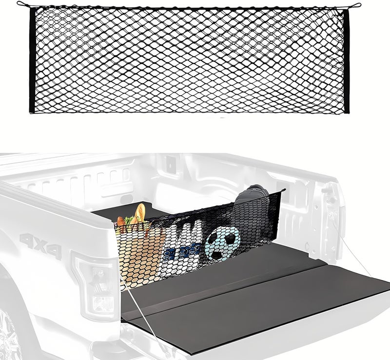 Bed Tailgate Cargo Net Compatible with 2019 2020 2021 2022 2023 2024 2025 Dodge Ram 1500 2500 3500