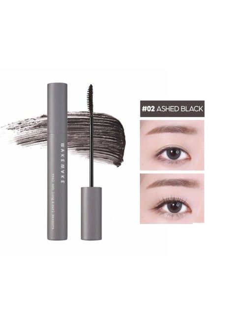Wakemake Real Ashd Long And Curl Mascara 02 Ashd Black