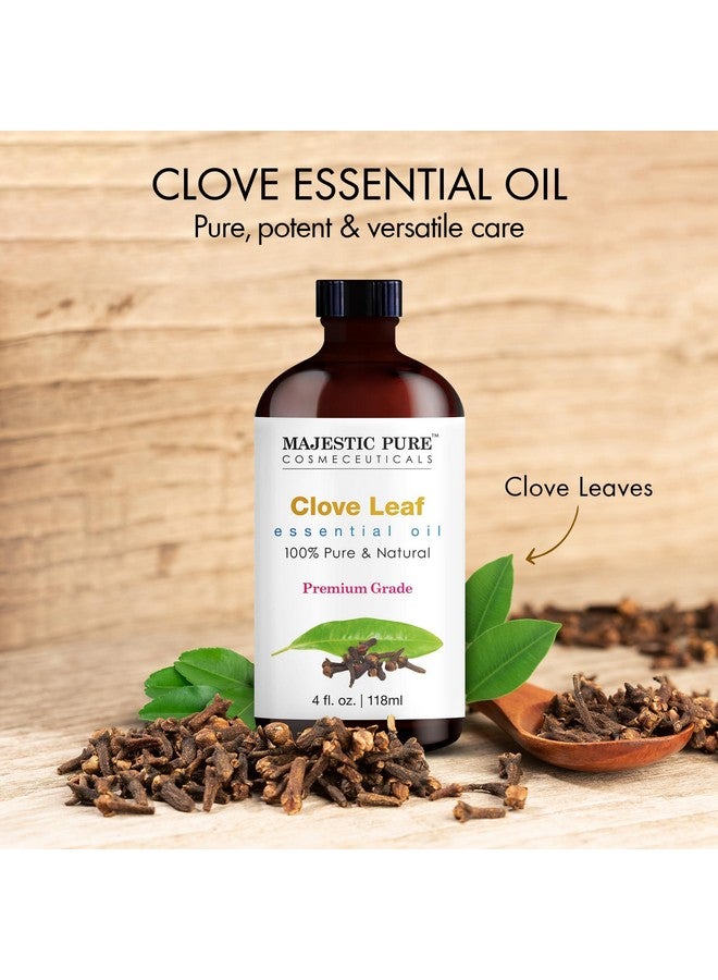 Majestic Pure MAJESTIC PURE Clove Essential Oil | 100% Pure and Natural Clove Oil | Premium Grade Essential Oils for Hair Care, Home Diffusers, Skin, Aromatherapy, Massage and Humidifiers | 4 Fl Oz - Image 4