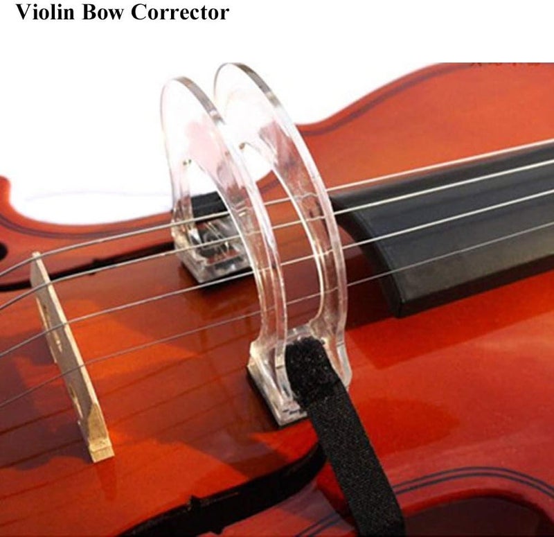 OUKA Violin Bow Collimator,Violin Bow Straighten Collimator Tool Violin Corrector Guide Tool Collimator for 1/8-1/4 1/2-4/4 Violin Practice Training Exercise Beginner - Image 3