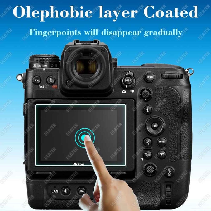 ULBTER Screen Protector for Nikon Z9 Z8 Z 8 Z 9 + Top Screen [2+2Pack], Tempered Glass Cover 0.3mm 9H Hardness Anti-Scrach Anti-Fingerprint Anti-Bubble - Image 5