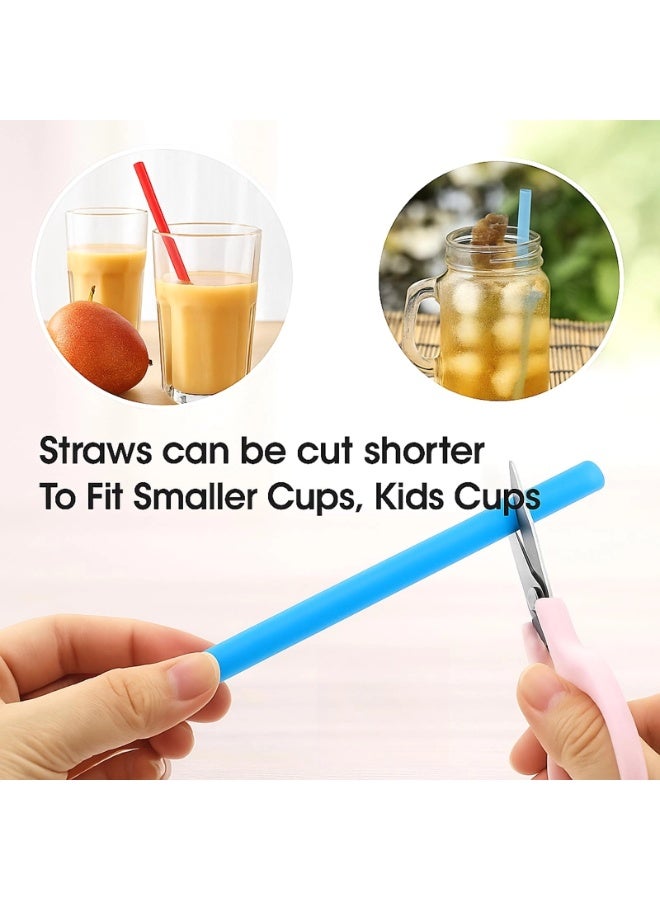 Jumbo Smoothie Straws 25-Pack | 11mm Wide, 19cm Long | Multicolor Boba Straws | Individually Wrapped, BPA-Free, Food-Grade | For Milkshakes, Smoothies, Juice, Bubble Tea & Parties  - Image 3