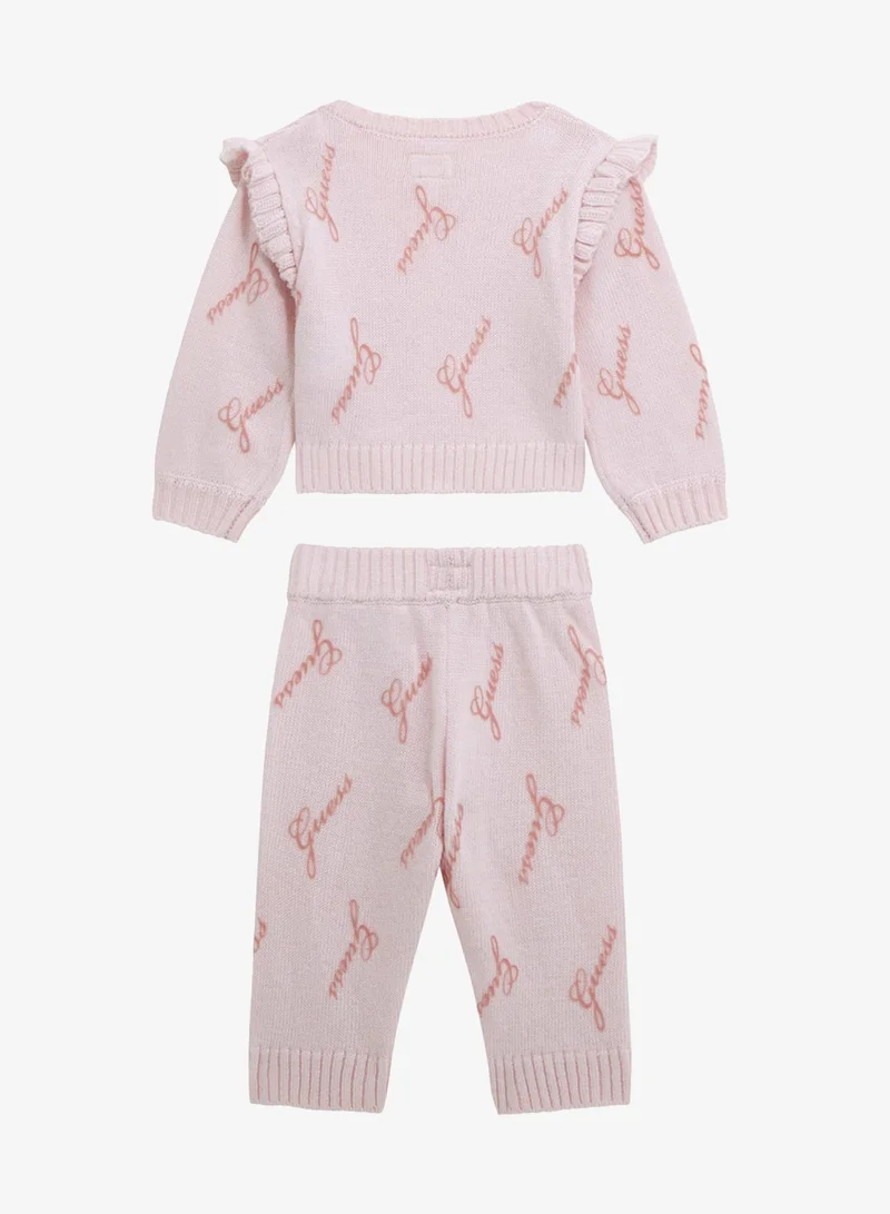 GUESS Kids Crew Neck Sweater and Pant Sets