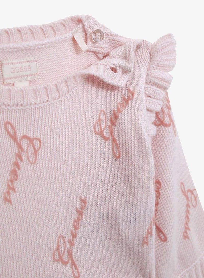 GUESS Kids Crew Neck Sweater and Pant Sets - Image 5