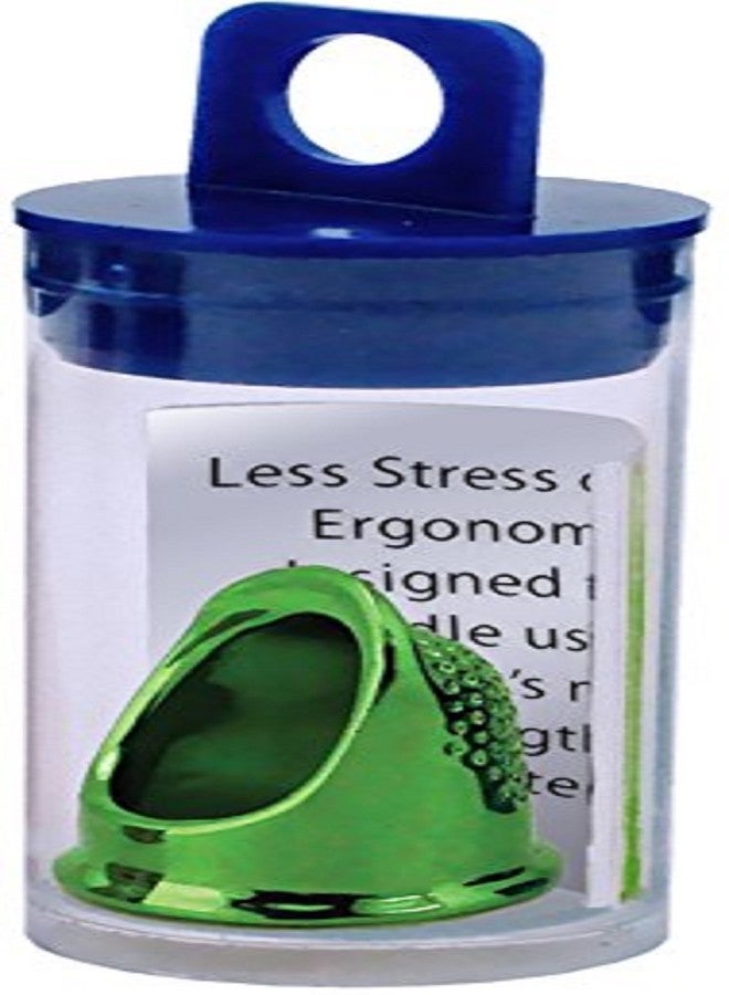 Colonial Needle Roxette Thimble Large Green - Image 1
