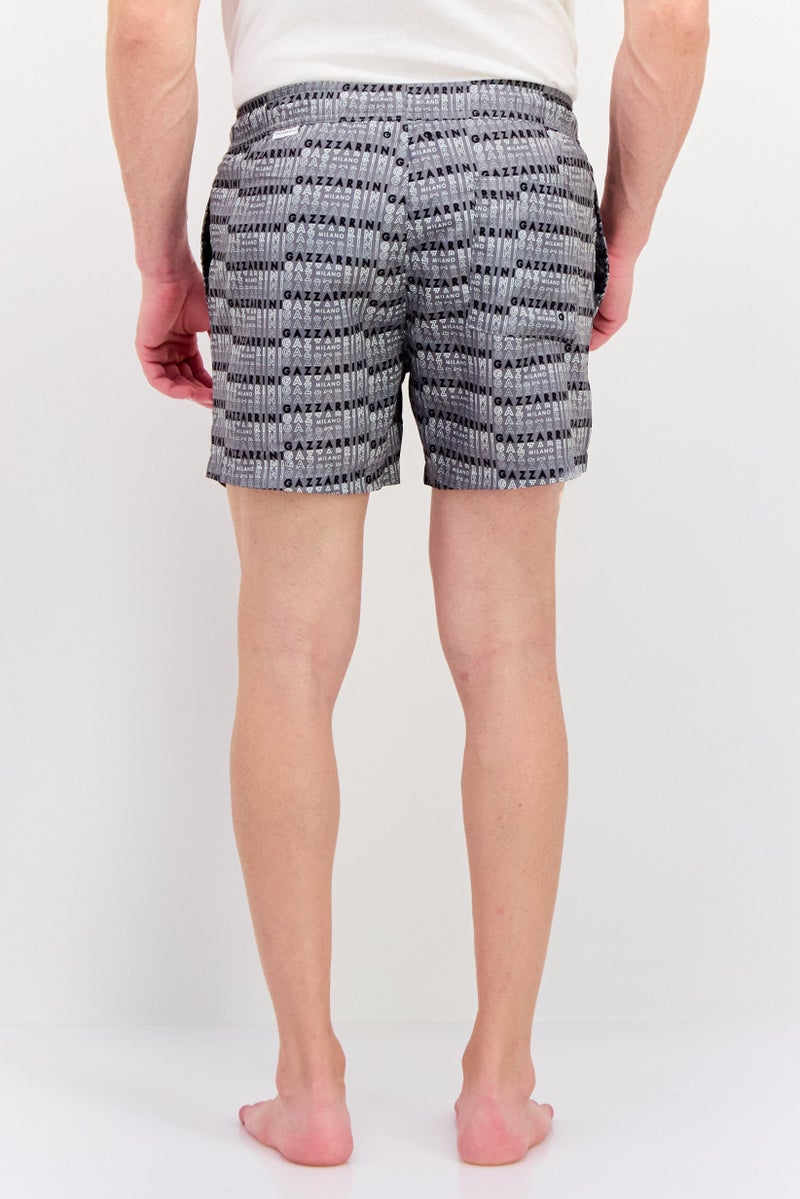 Gazzarrini Men Drawstring Allover Print Swim Shorts, Multicolor - Image 3