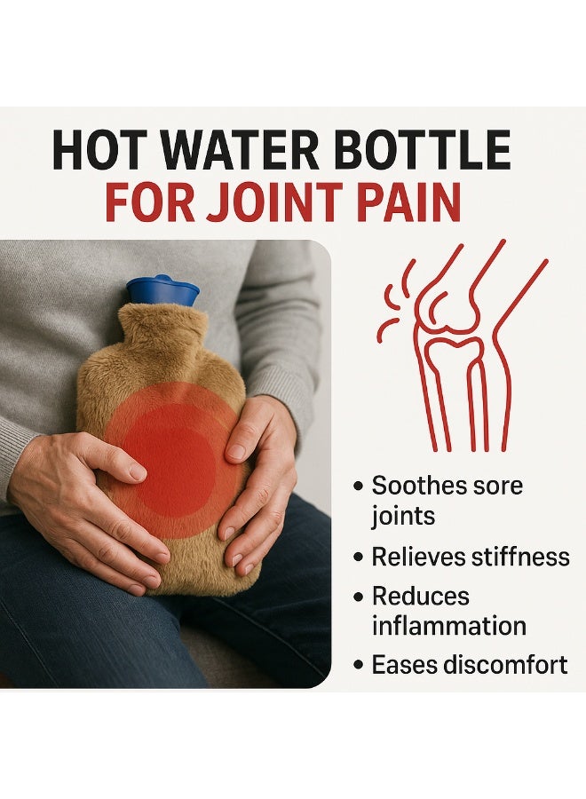  جرانزيا قربة مياه دافية من Granzia – آمنة ضد التسريب ومثالية لعلاج تشنجات العضلات وآلام الدورة الشهرية والرقبة - Image 5