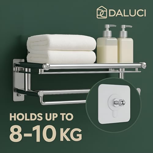 DALUCI 15 Pcs Self Adhesive Screw Hooks for Hanging | Heavy Duty Adhesive Wall Hooks for Wall Heavy Items | Sticker Screw Wall Hook Without Drilling, Nail Free Wall Hooks for Clothes Towels & Home - Image 3