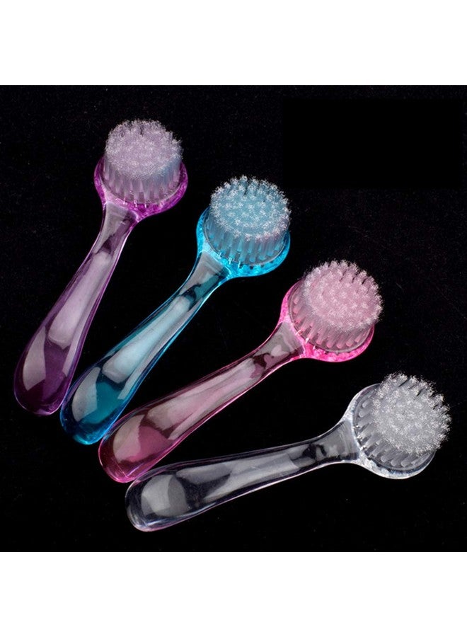 Artibetter 4Pcs Face Cleaning Brush With Cap Pore Scrub Facial Exfoliator Cleaner - Image 2
