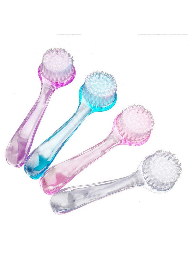 Artibetter 4Pcs Face Cleaning Brush With Cap Pore Scrub Facial Exfoliator Cleaner - Image 1