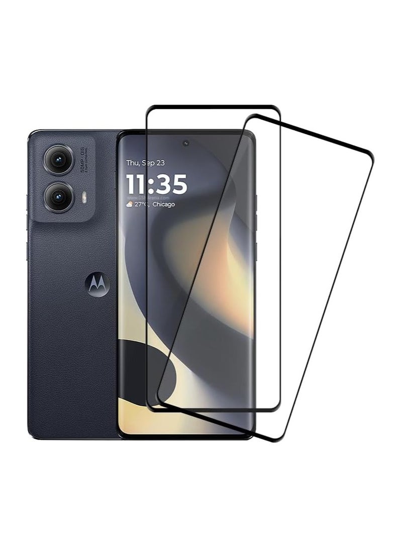 2Pack  Screen Protector Tempered Galss, High Clear Bubble Free Screen Tempered Glass Protective Film for Motorola Edge 50 5G - Image 1