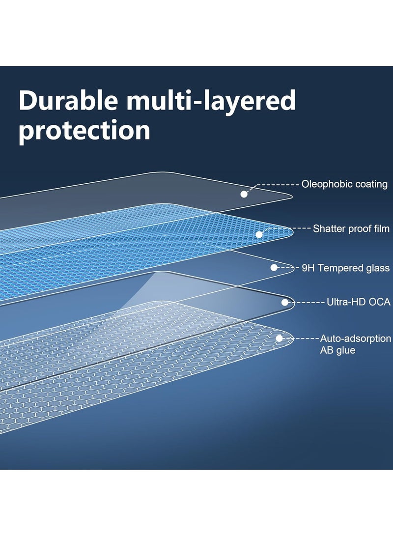 2Pack  Screen Protector Tempered Galss, High Clear Bubble Free Screen Tempered Glass Protective Film for Motorola Edge 50 5G - Image 5