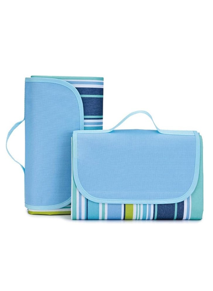 مخطوطات سجادة نزهة خارجية مقاومة للماء من أكسفورد عالية الجودة قابلة للحمل والتخييم والرمل وبطانية شاطئ وسجادة مقاس 200 × 200 سم - Image 3