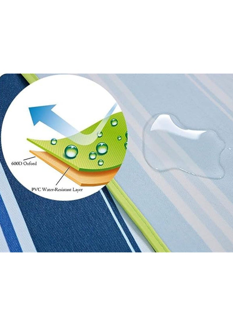 مخطوطات سجادة نزهة خارجية مقاومة للماء من أكسفورد عالية الجودة قابلة للحمل والتخييم والرمل وبطانية شاطئ وسجادة مقاس 200 × 200 سم - Image 5