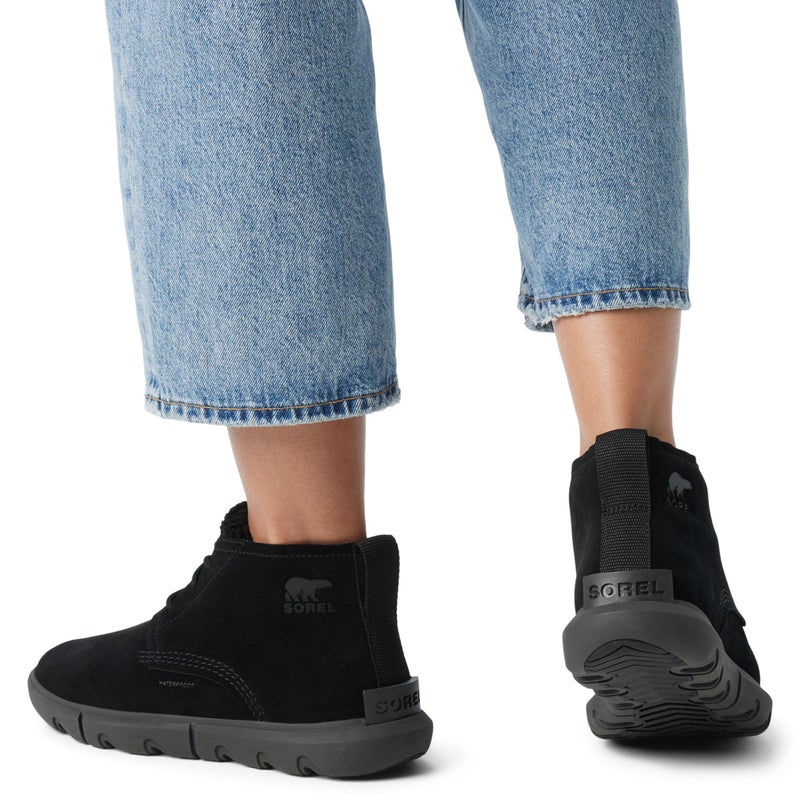 Sorel Women's Explorer Next Drift Waterproof Boots - Black, Sea Salt - Size 8.5 - Image 2