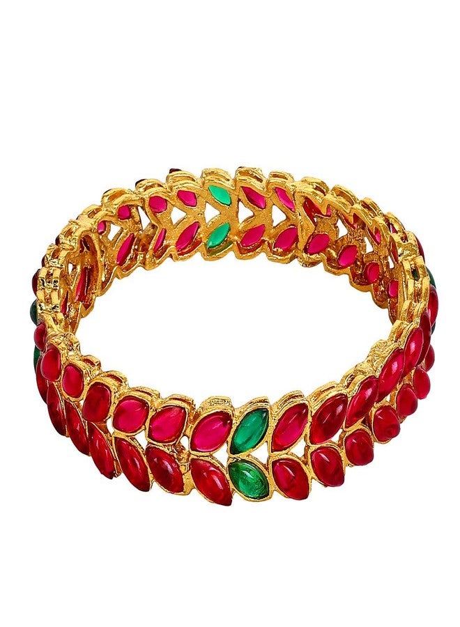 YouBella Bangles for Women Stylish Traditional Bangles for Women and Girls (2.4) - Image 3