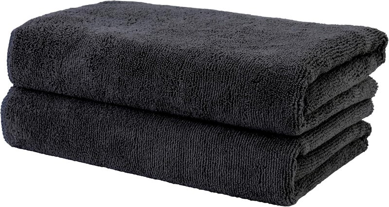 Polyte Professional Quick Dry Lint Free Microfiber Hair Drying Salon Towel, 20 x 40 in, 2 Pack - Image 1