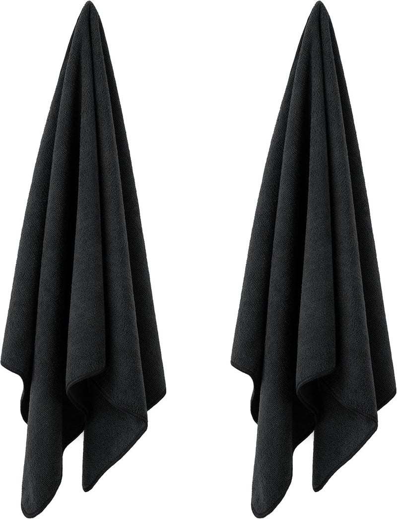Polyte Professional Quick Dry Lint Free Microfiber Hair Drying Salon Towel, 20 x 40 in, 2 Pack - Image 3