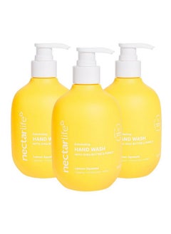 Nectar Bath Treats Nectar Life Exfoliating Hand Wash with Shea Butter & Pumice, Lemon Squeeze, 3 Pack  - Image 1