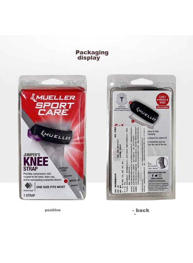 Mueller Mueller Jump Knee Patellar Tendon Compression Strap, Patellar Strap, Sports Knee Brace, Patellar Compression Strap, One Size Fits All, For Men And Women, Single Pack - Image 5