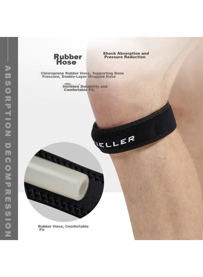 Mueller Mueller Jump Knee Patellar Tendon Compression Strap, Patellar Strap, Sports Knee Brace, Patellar Compression Strap, One Size Fits All, For Men And Women, Single Pack - Image 4