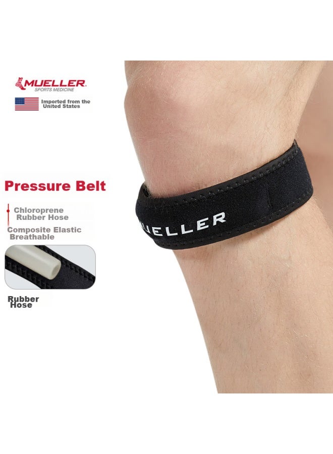 Mueller Mueller Jump Knee Patellar Tendon Compression Strap, Patellar Strap, Sports Knee Brace, Patellar Compression Strap, One Size Fits All, For Men And Women, Single Pack - Image 1