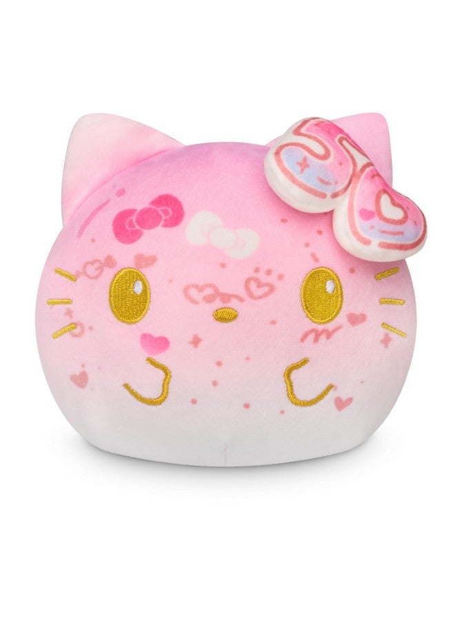 TeeTurtle Hello Kitty 50Th Anniversary Reversible 4" Plushie - Pink - Officially Licensed Sanrio - Soft Special Edition Stuffed Animal  - Image 1
