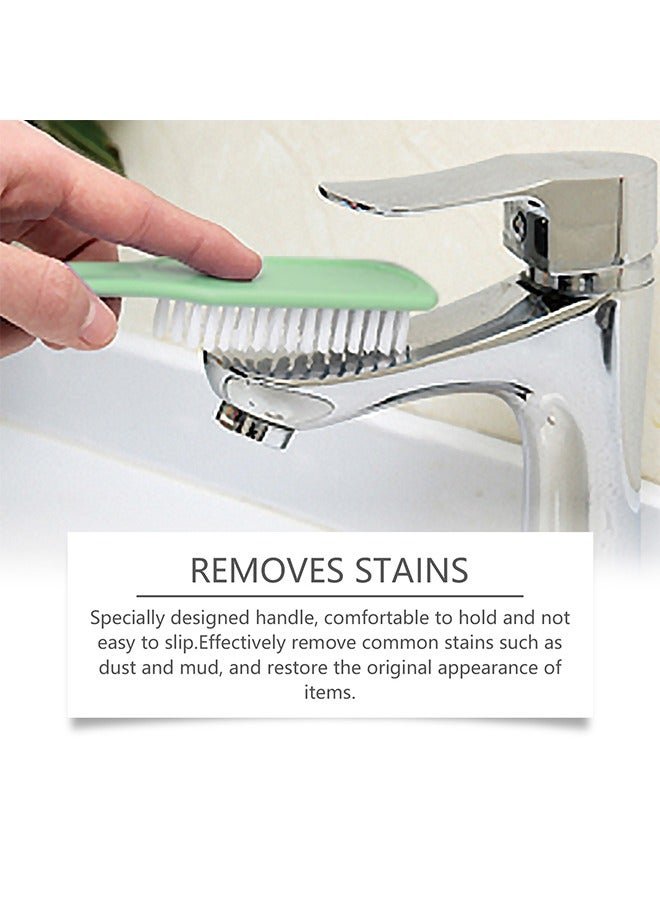 جوي فيش فرشاة تنظيف متعددة الأغراض من JUE FISH - تنظيف الأحذية المنزلية، وحوض المطبخ، وجدران الحوض، وإزالة الشحوم، وفرشاة ناعمة - تنظيف لطيف للأحذية، والأسطح المنزلية، والجدران، والبقع الصعبة - فرشاتان - Image 5