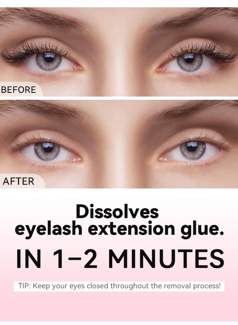 D'AMMA'N DAMMAN 5g Professional Watermelon Eyelash Glue Remover Gel - Quick Dissolving Lash Extension Adhesive Remover, Safe Gentle Non-Irritating Salon Formula - Image 3