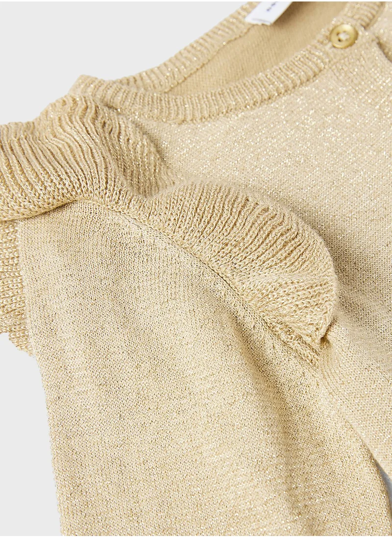 NAME IT Kids Glitter Knitted Cardigan