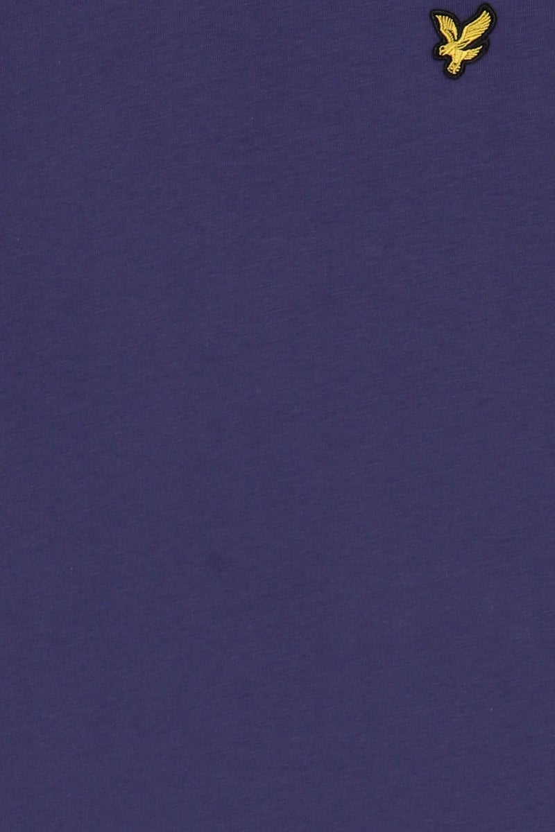 Lyle & Scott Men Crew Neck Short Sleeve Embroidered Logo T-Shirt, Navy - Image 5