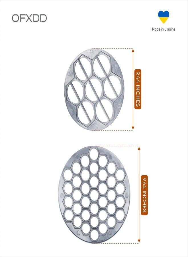 OFXDD Russian Pelmeni Mold - Metal Dumpling Maker - Perogi Form Hole Ravioli Molds - Pierogi Dumplings Pirogi Press - Image 3