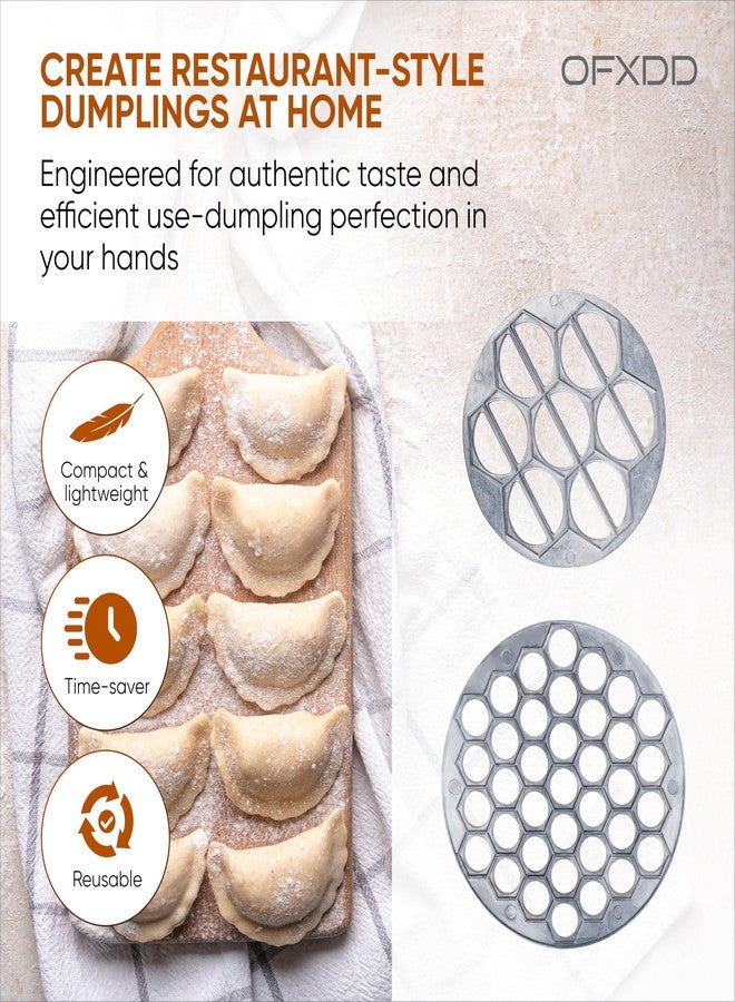 OFXDD Russian Pelmeni Mold - Metal Dumpling Maker - Perogi Form Hole Ravioli Molds - Pierogi Dumplings Pirogi Press - Image 4