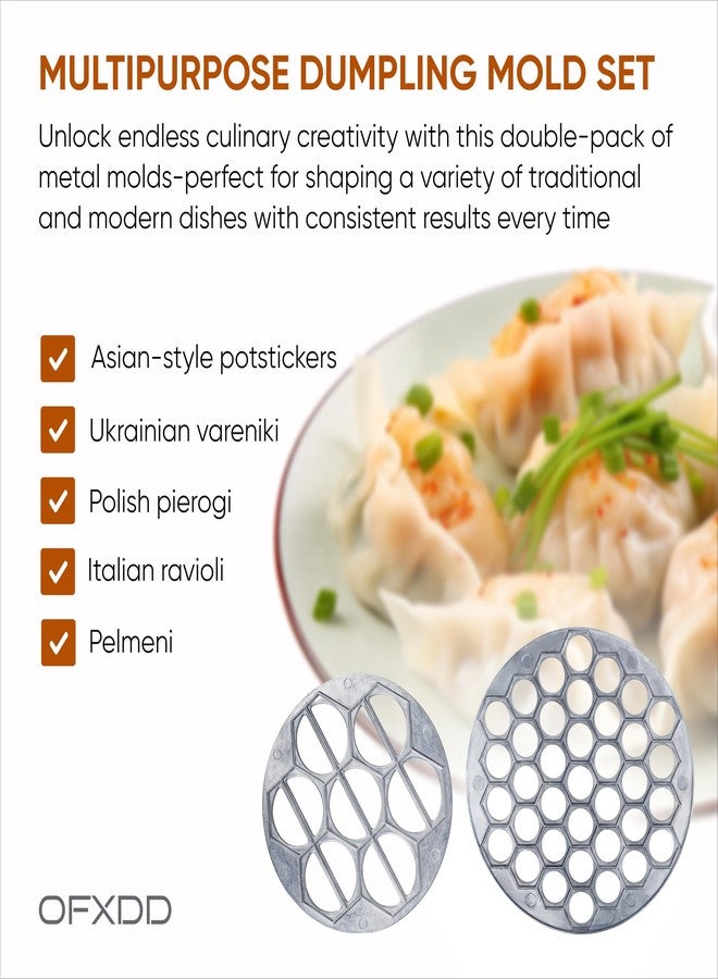 OFXDD Russian Pelmeni Mold - Metal Dumpling Maker - Perogi Form Hole Ravioli Molds - Pierogi Dumplings Pirogi Press - Image 5